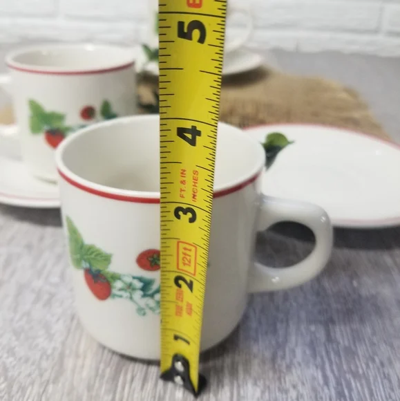 Rare Vintage Strawberry Mugs - Picture 8 of 9